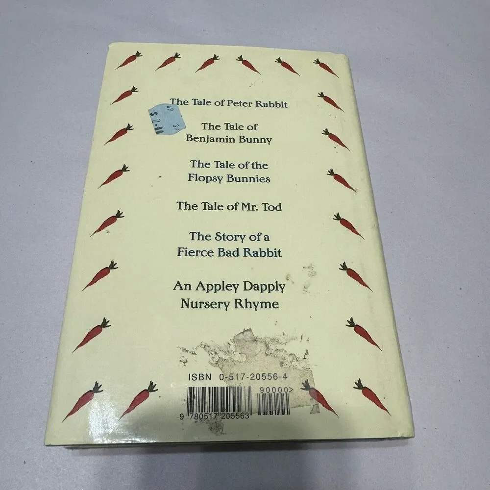 Beatrix‎ Potter Book Lot Treasury Of Bunny Stories & Kohls Peter Rabbit Plush